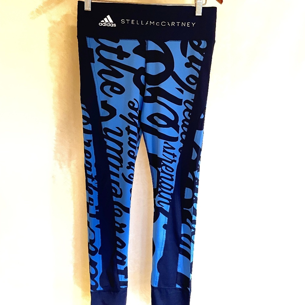 Adidas Stella McCartney Blue Leggings Size M